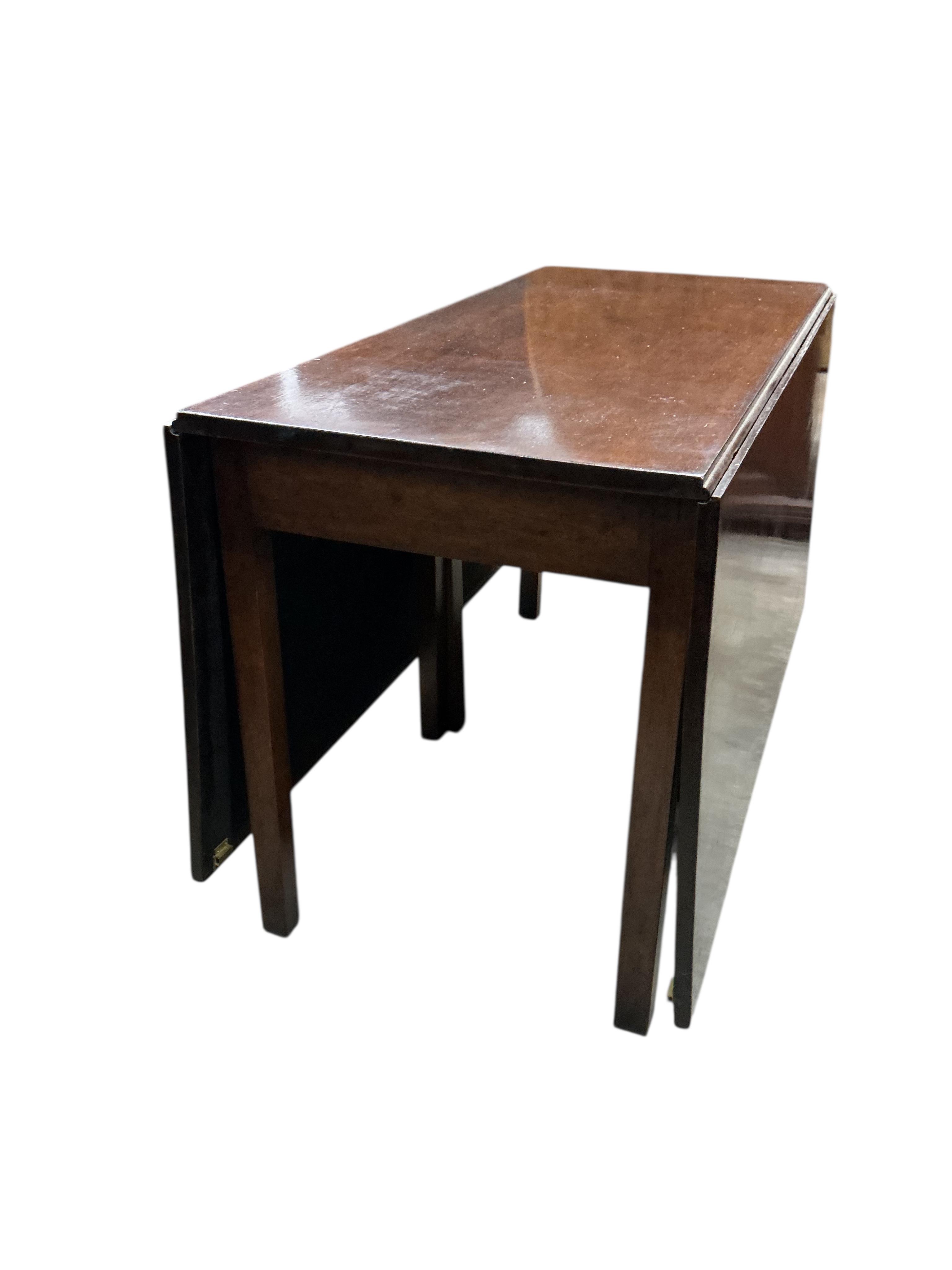 A George III style mahogany D end extending dining table incorporating some old timber, width 294cm extended, depth 122cm, height 73cm